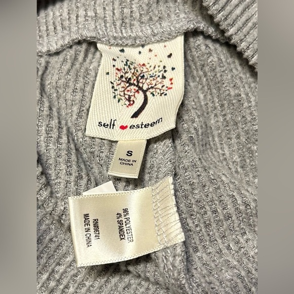 Self Esteem Self Esteem Brushed Hacci Rib Flare Leggings Size S NWT - Picture 11 of 12